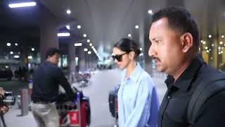 Deepika Padukone Spotted At Airport Arrival