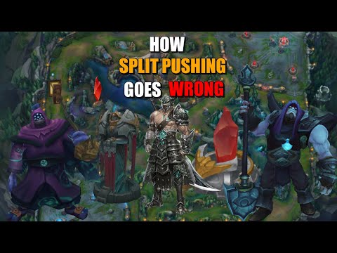 The Difference Between Split Pushing And Overextending