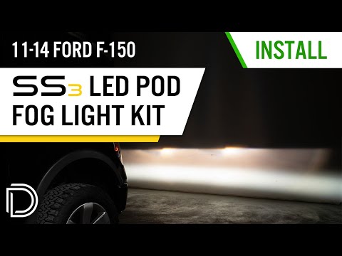 How to Install SS3 Type FT Fog Light Kit for 2011-2014 Ford F-150 | Diode Dynamics