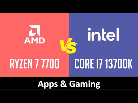 AMD Ryzen 7 7700 vs Intel Core i7 13700K - Apps & Gaming (RTX 4090)