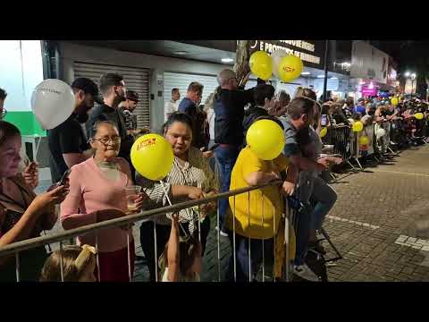 Desfile da Oktoberfest Blumenau, rua 15 de Novembro