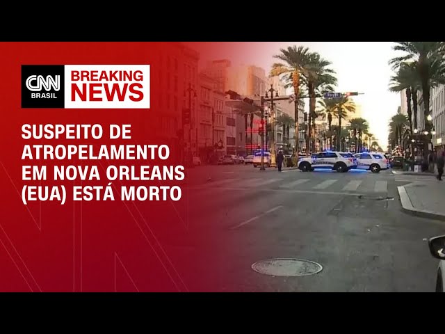 Suspeito de atropelamento em Nova Orleans (EUA) está morto | LIVE CNN