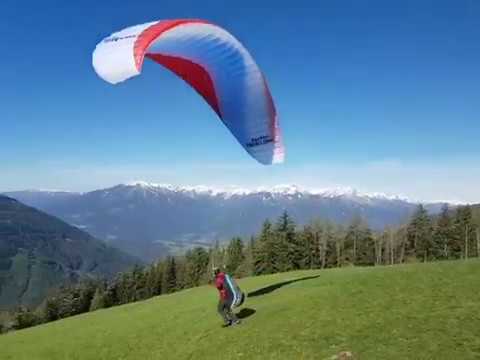 Start Höhenflugschulung Lüsen Papillon Raqoon