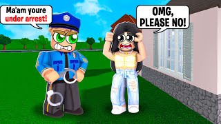 MOM GETS ARRESTED FOR SPYING on DAUGHTERS BOYFRIEND! (Roblox Bloxburg Roleplay)