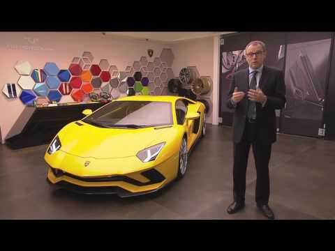 Lamborghini Aventador S presented by Stefano Domenicali, Chairman & CEO