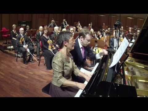 Maria João Pires and Daniel Harding in Grieg's Peer Gynt Suite No.1 Morning Mood, piano four hands