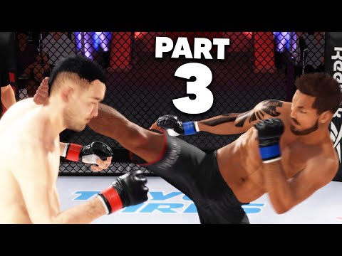 UFC 4 Career Mode Gameplay Walkthrough Part 3 - FASTEST KNOCKOUT & FIRST UFC FIGHT