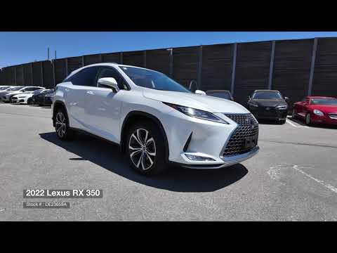 2022 Lexus RX 350 Auto in White for sale at Ken Shaw Toyota in Toronto, ON