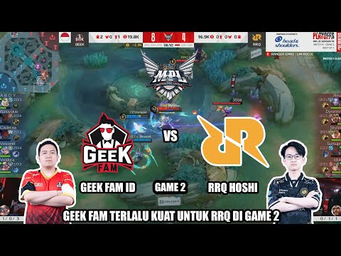 RRQ VS GEEK GAME 2 | MPL ID S14 Playoff RRQ Hoshi vs Geek Fam ID