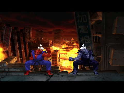 Shin Gouki vs Shin Oni. Capcom vs SNK MIUGEN Battle