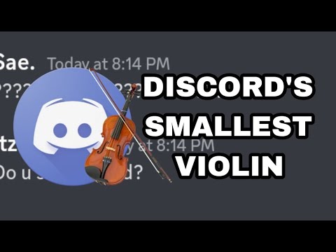 We Sang Discord's Smallest Violin By AJREarlyReleases - Parody Discord