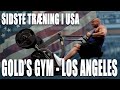Rygtræning i det legendariske Gold's Gym, Venice Beach! Vi kørte ALLE maskinerne i centeret!