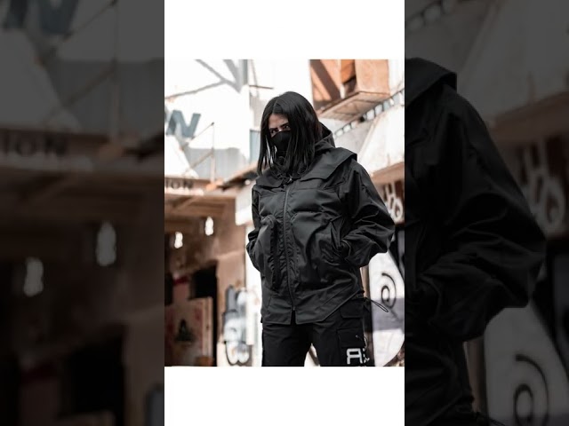 Vídeo relacionado con XYXIONGMAO Streetwear Techwear - Sudadera con Capucha Cyberpunk Tactical para Hombre, Color Negro, Negro -, Medium