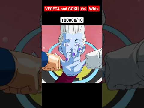 Goku and Vegeta vs Whis, #Shorts, #dragonballz