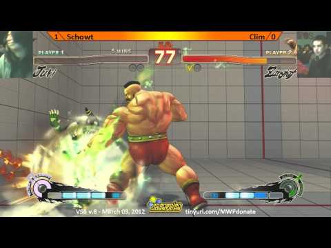 Schowt vs Clim - SSF4AE Singles - Vancover Street Battle 8