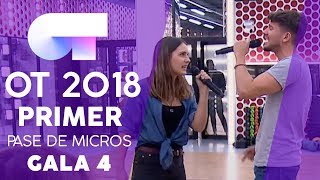 "ESTRELLA POLAR" - CARLOS y SABELA | Primer pase de micros Gala 4 | OT 2018