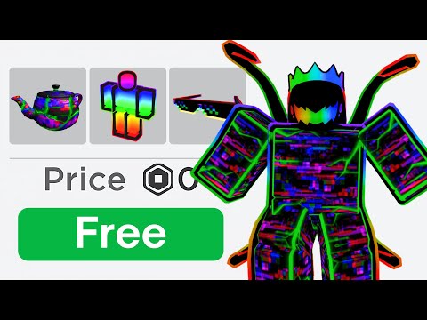 OMG! 12+ FREE RAINBOW ROBLOX ITEMS! 😯 NEW WORKING [2024]