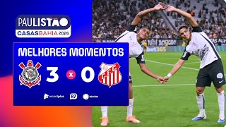 CORINTHIANS 3 X 0 CAPIVARIANO | MELHORES MOMENTOS DA 6ª RODADA DO PAULISTÃO