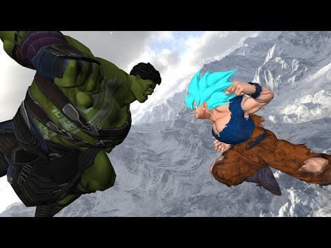 Goku VS Hulk - Part 2 - Dragon Ball vs Marvel