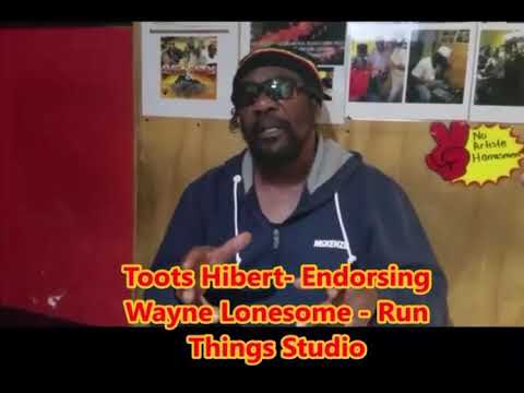 Toots and the maytals,big youth, plus other top stars endorsing wayne Lonesome great works