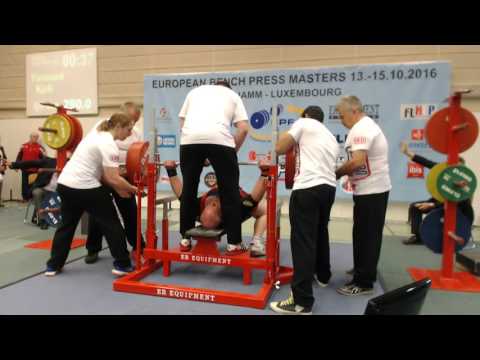 European Masters Men's Bench Press 2016, M2 -120 & 120+ kg