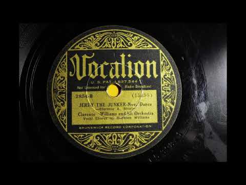 CLARENCE WILLIAMS AND HIS ORCHESTRA {JERRY THE JUNKER} 1934.