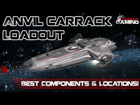 Star Citizen Anvil Carrack Ship Loadout PVE Build & Parts Location Guide