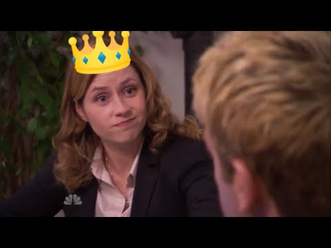pam dragging ryan for 2 minutes straight on the office