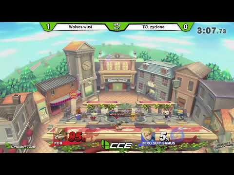 CCE Invitational - wolves.wusi (Fox) vs TCL zyclone (Zero Suit Samus) - Smash 4
