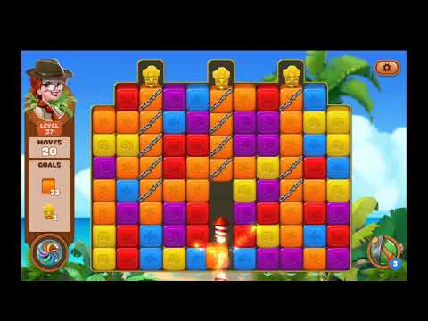 Lost Island Blast Adventure Level 37 NO BOOSTERS - A S GAMING