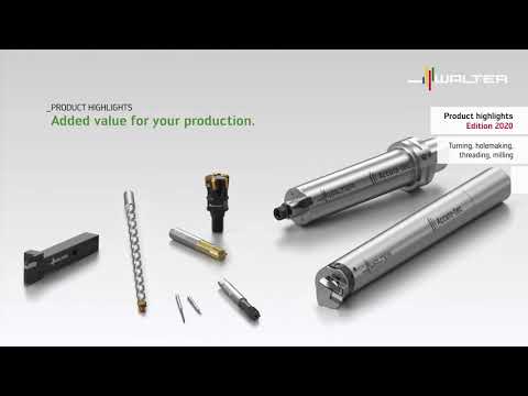 【瓦爾特WALTER】Precision tools product innovations 2019-1 turning, drilling, threading, milling