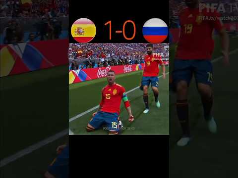 Spain vs Russia world cup 2018