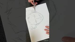 【ワンピース】ゾロ、描いてみた【手描き】