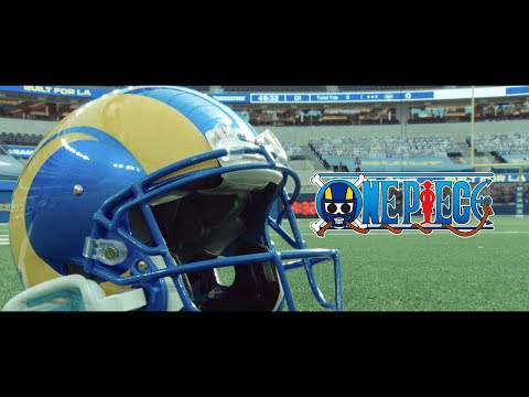 LOS ANGELES RAMS AND ONE PIECE GAME Collaboration DAY Report