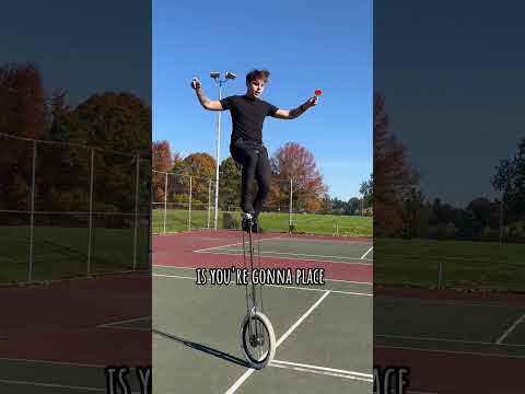 How to get off a 7 foot unicycle