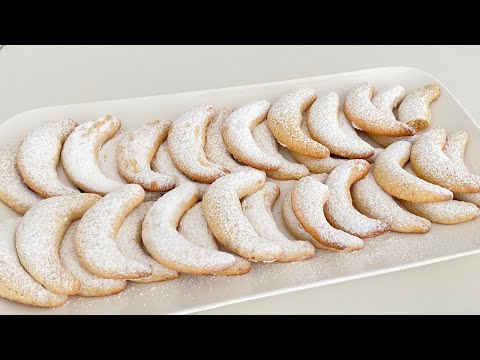 DELICIEUX PETITS GATEAUX AUX AMANDES EN FORMES DE CROISSANTS 🥐