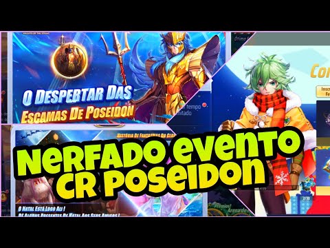 Livro Azul Grátis, Shion de Sapuri, Melee de Natal Evento Cr Poseidon Nerfado, Troca Limitada e Mais
