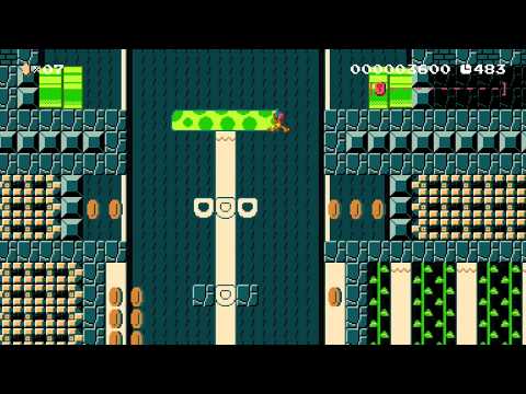A Metroid-Esque Cavern by Nman ~ SUPER MARIO MAKER ~ NO COMMENTARY 1bd