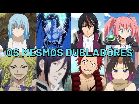 Dubladores do That Time I Got Reincarnated as a Slime | Dublagem PT-BR de Animes