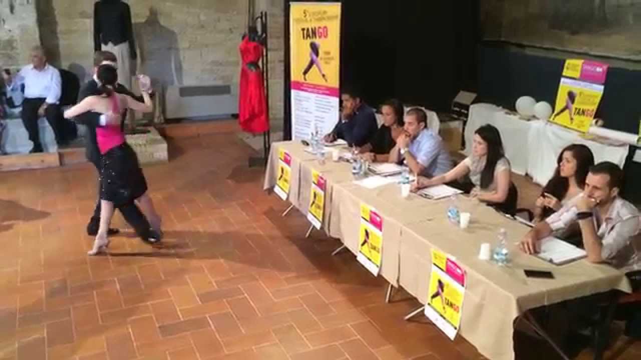 Csongor Kicsi y Laura Iaru (couple nr. 103) Semifinal Ronda European Tango Championship 2014