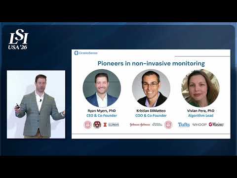 Ryan Myers, CranioSense - Non-invasive intracranial pressure sensing with IPASS | LSI USA '26