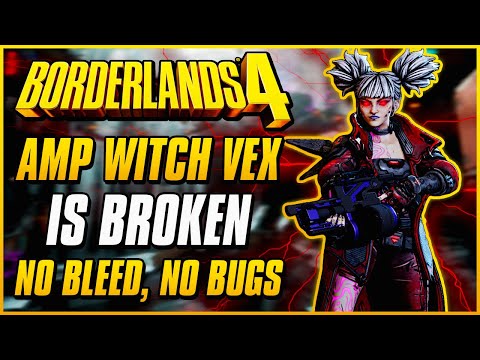 NEW AMP WITCH VEX BUILD SHREDS UVH5 | Borderlands 4 Best Bug Free Kill Skill Siren Endgame Guide