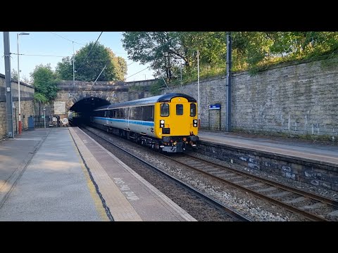 Scotrail Push-Pull Set tailed by Class 47 No 47712 Lady Diana Spencer at Bingley Station. 22/06/2023
