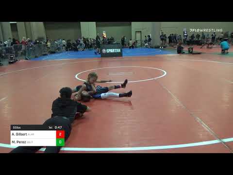 55 Lbs Prelims - Alaina Gilbert, Alabama Vs Mila Perez, South Carolina 664c