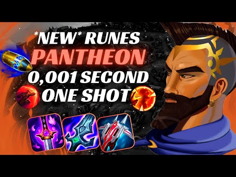 *NEW* RUNES PANTHEON 0,001 SECOND ONE SHOT(16 KILL!!) | WILD RIFT