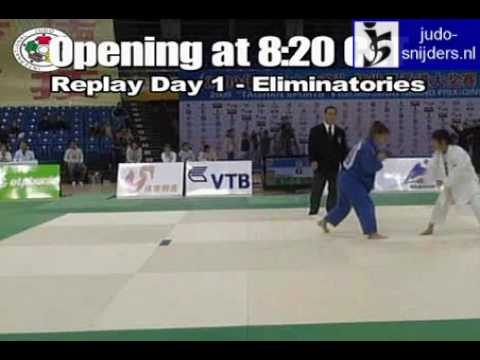 Judo 2009 GP Qingdao: Oiana Blanco (ESP) - Shuang Yang (CHN) [-48kg].