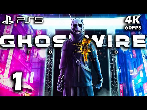 GHOSTWIRE TOKYO PS5 Gameplay Walkthrough Part 1 (4K 60FPS RAY TRACING) - No commentary
