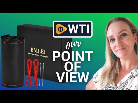 BMLEI Steering Wheel Cover with Top Layer Genuine Leather and Anti-Slip Design - WTI product video review