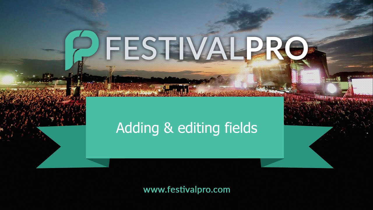 Adding & editing fields