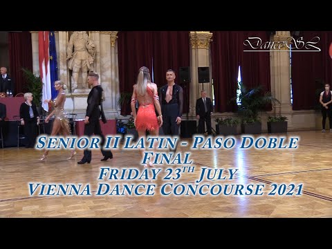 Vienna Dance Concourse 2021 - Senior II Latin Paso Doble WDSF - Final - 23 July 2021
